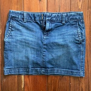 Size 2 Gap Jean Skirt